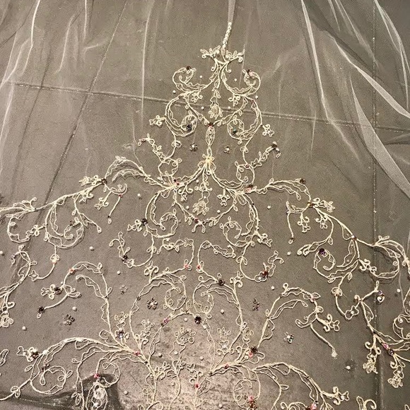 Galia Lahav x Justine M Couture Blossom Veil - Picture 2 of 10